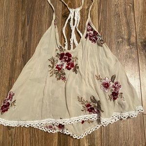 Floral tank top